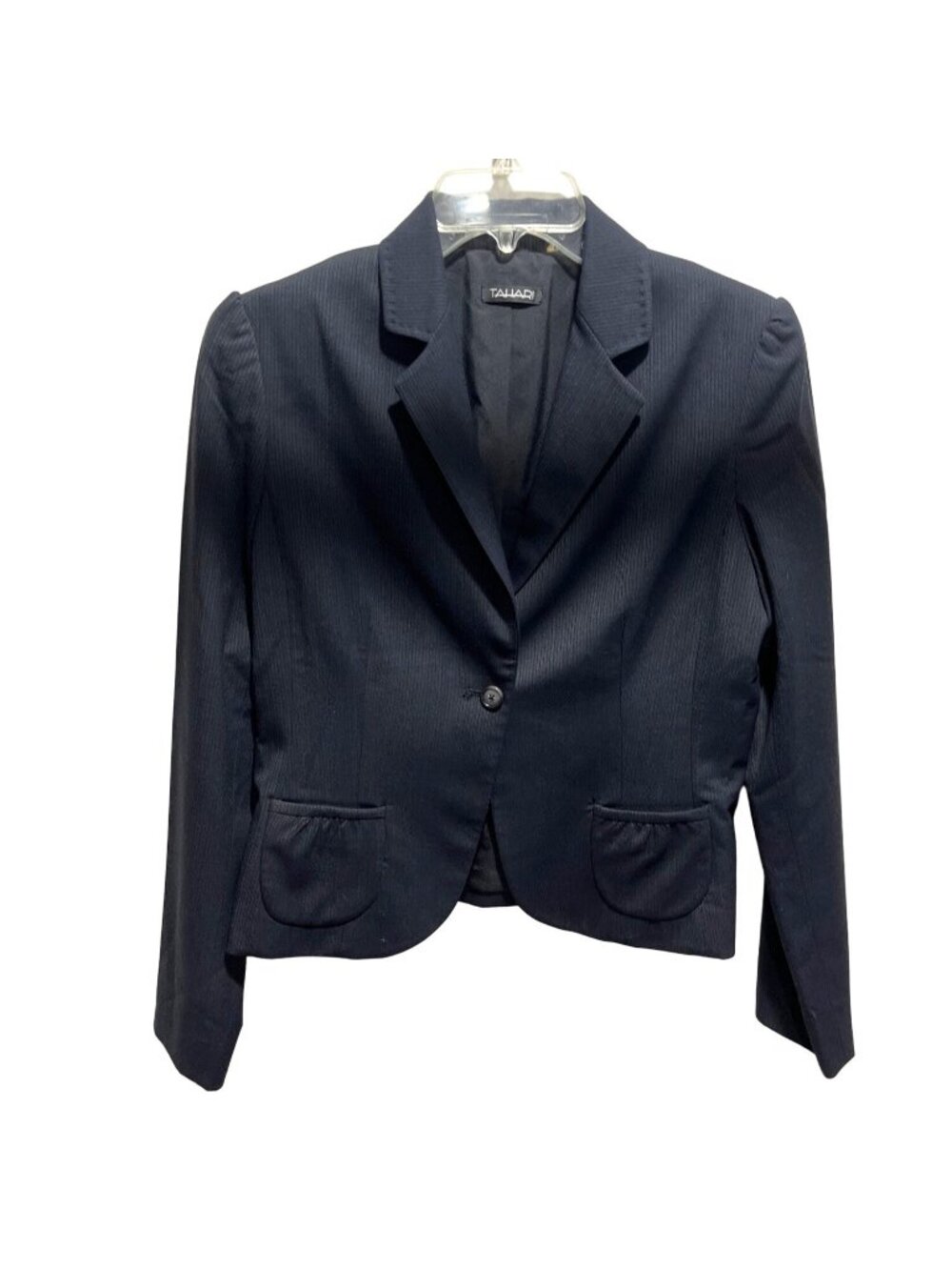 Tahari Size 8 Black Polyester Blend  Jacket  28d
